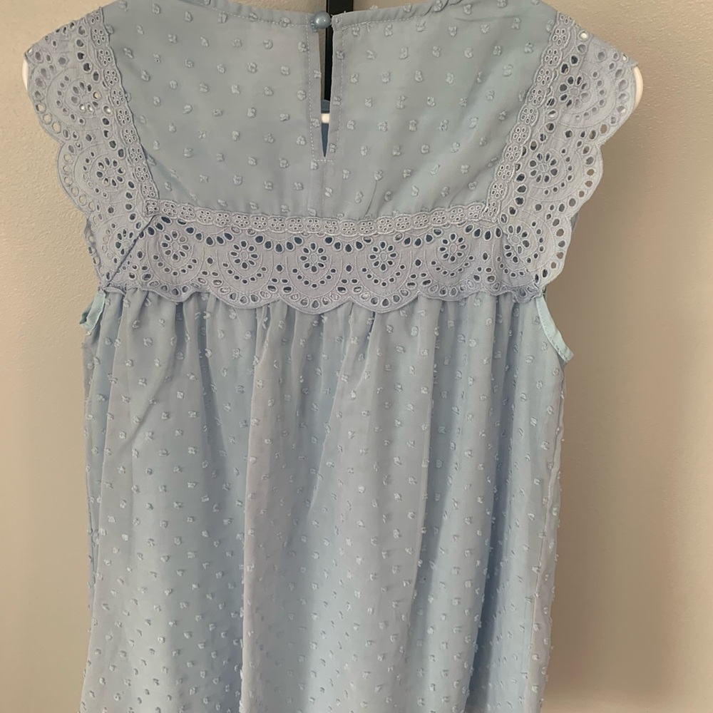 Pretty Powder Blue Top - Picture 5 of 16